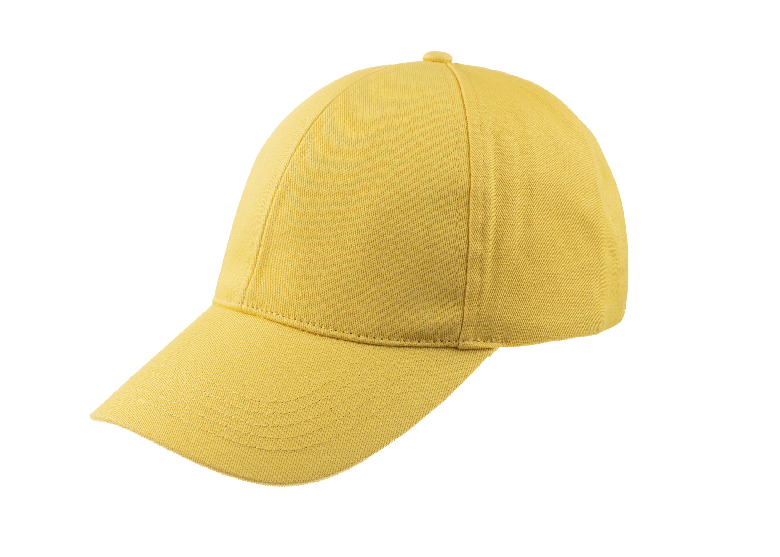 Plain yellow baseball cap on sale