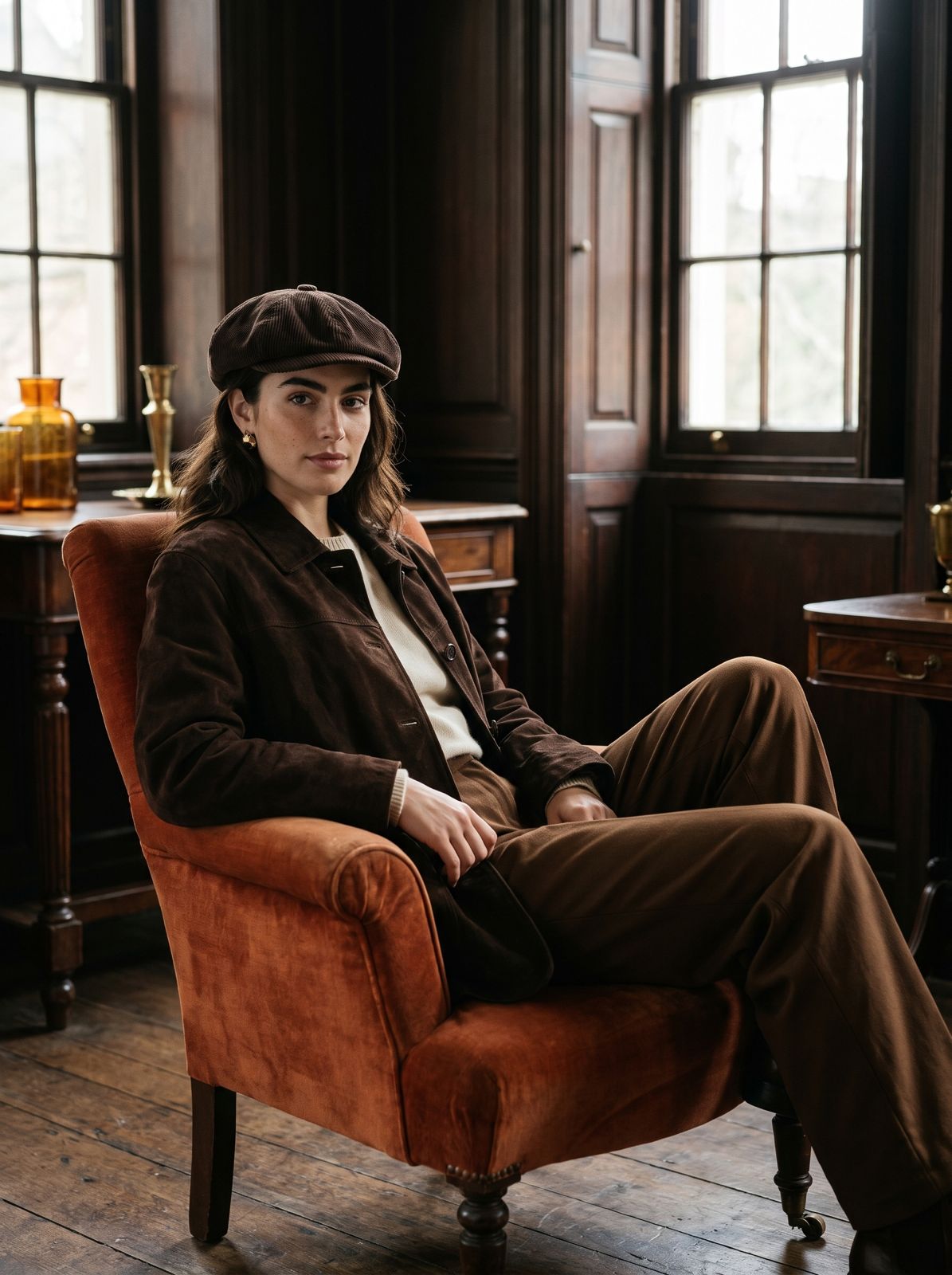 Hertford 8-Panel Corduroy Cap