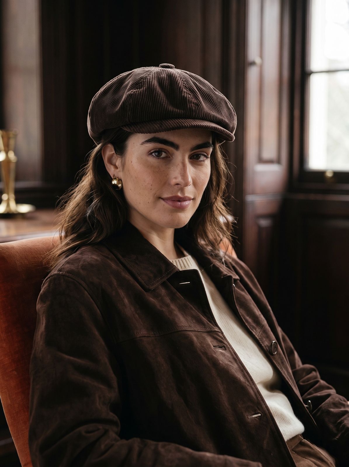 Hertford 8-Panel Corduroy Cap
