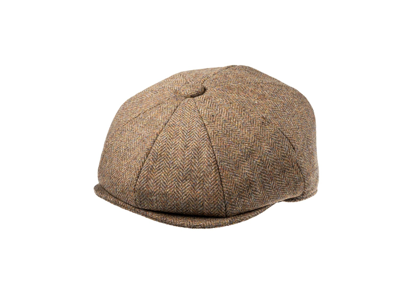 8 Piece Baker Boy Tweed Cap in Z524