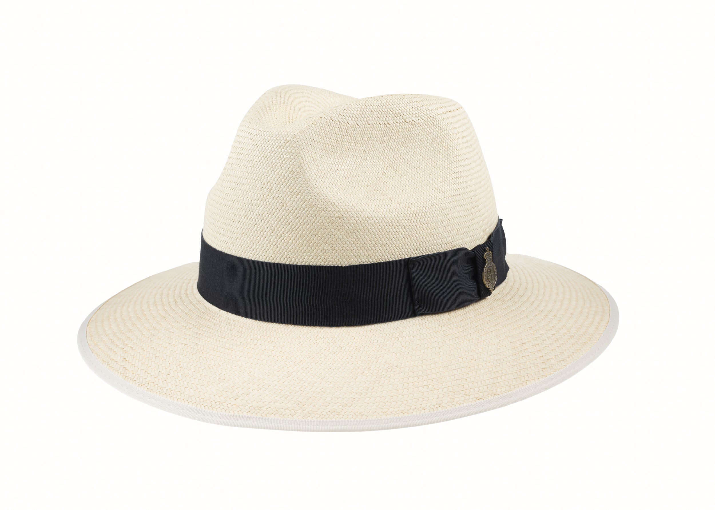 High Grade Down Brim Panama Semi-Bleached