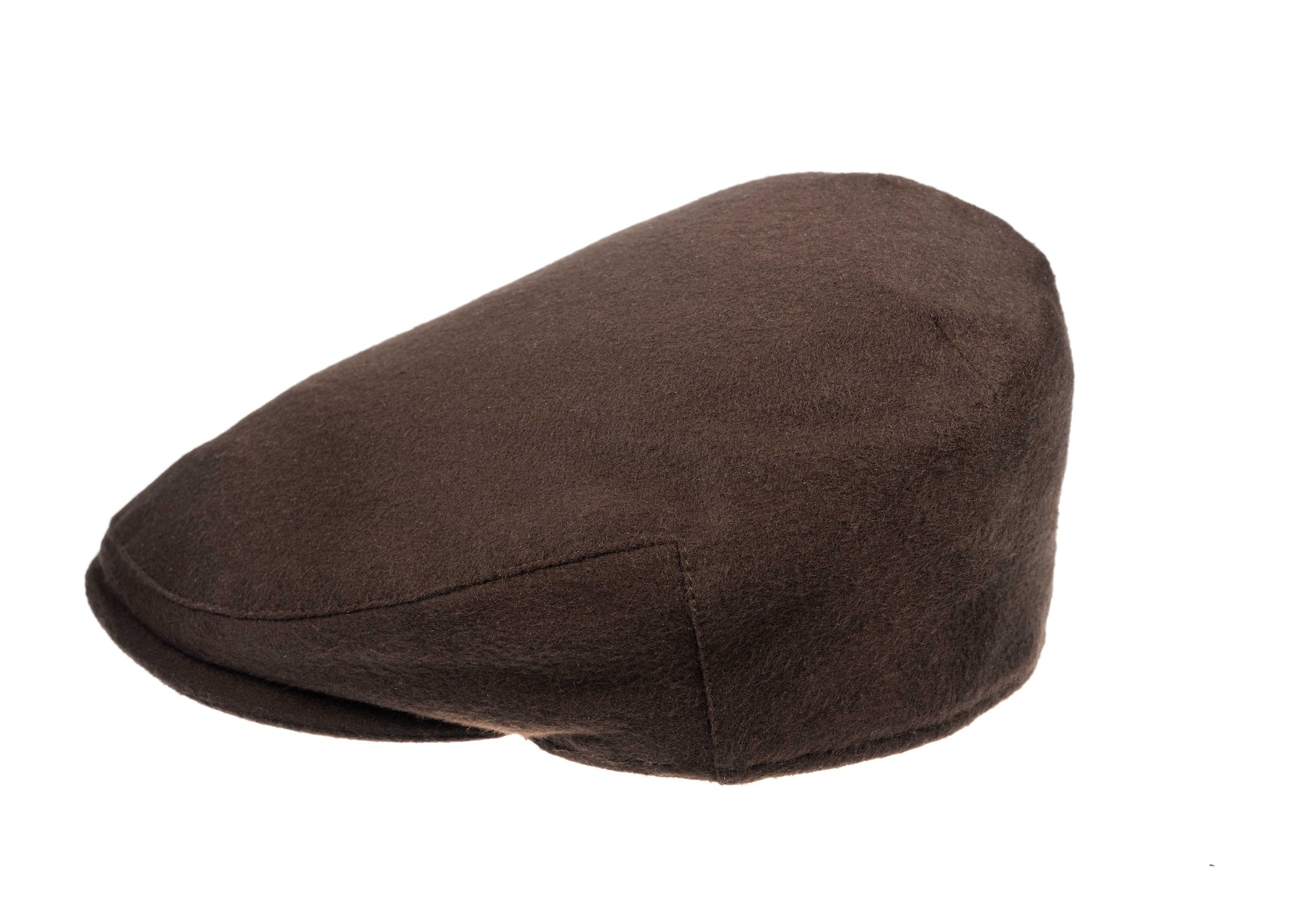 Balmoral Cashmere Flat Cap in brown