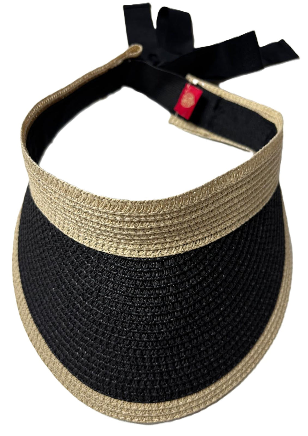 Woven Raffia Visor Natural &