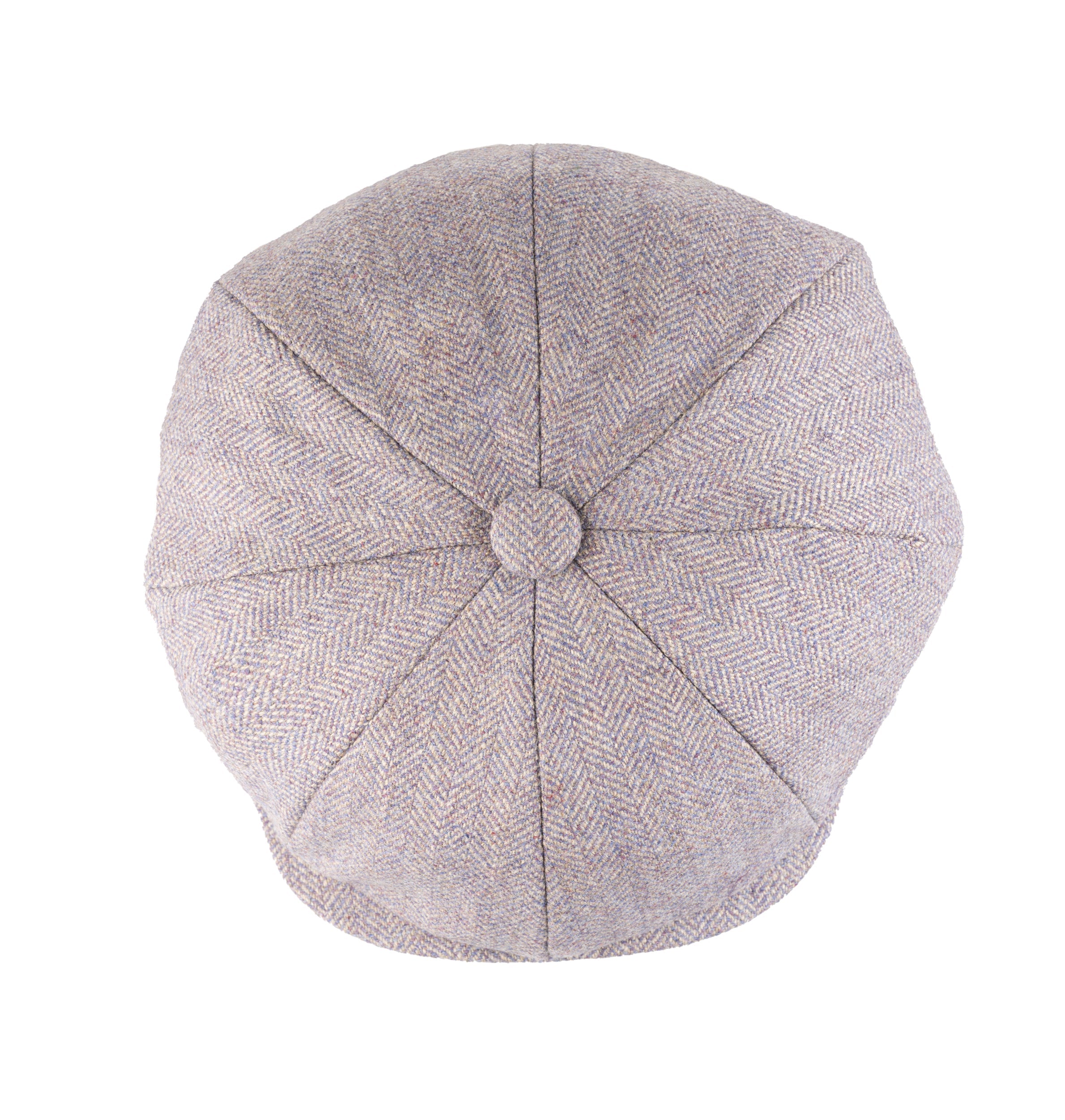 Lovat Mill Teviot Tweed Made in England 8 Piece Cap