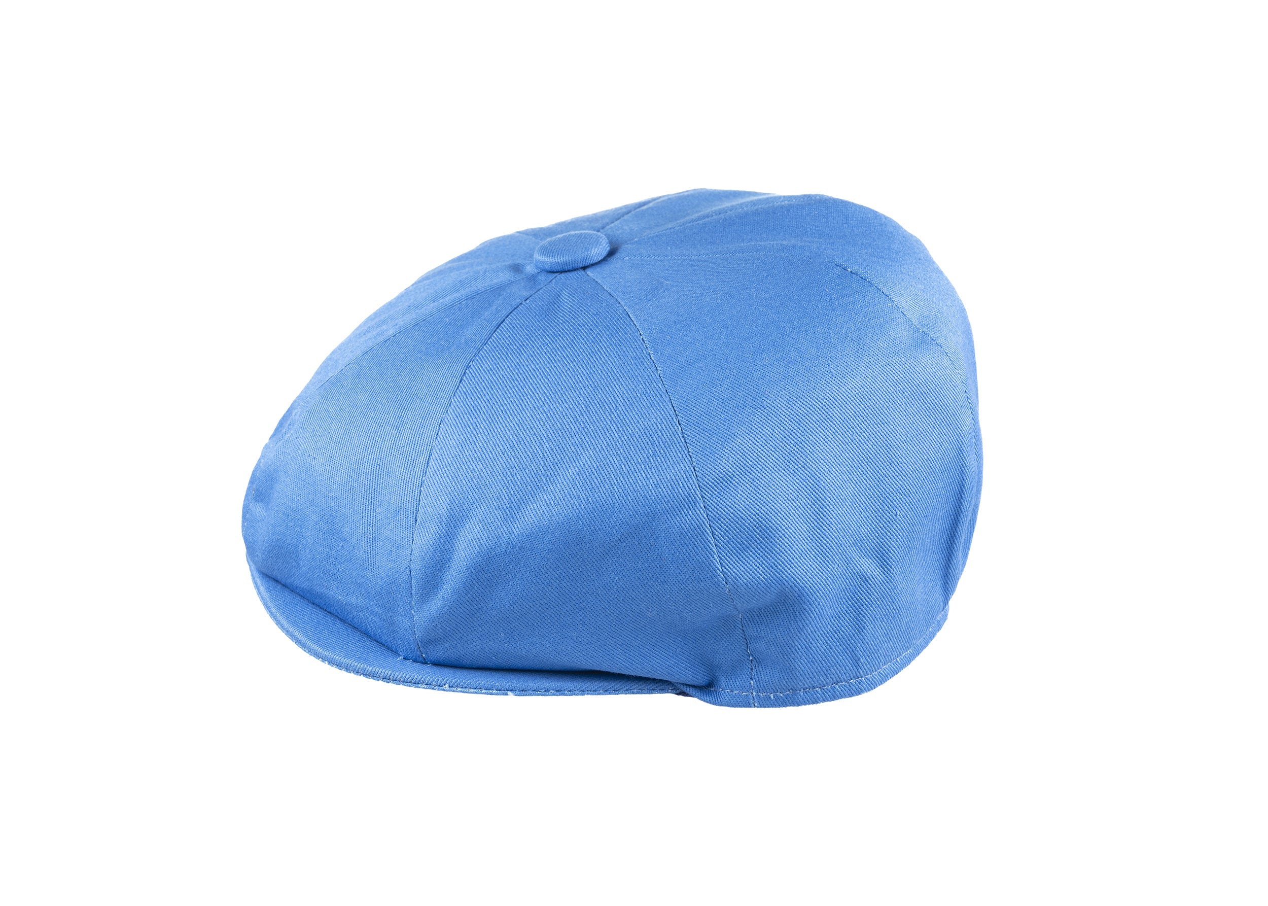 8 Piece Cotton Summer Cap Blue