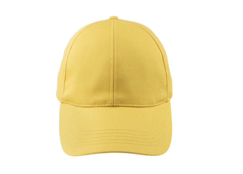 Baseball Summer Cotton Cap Yellow