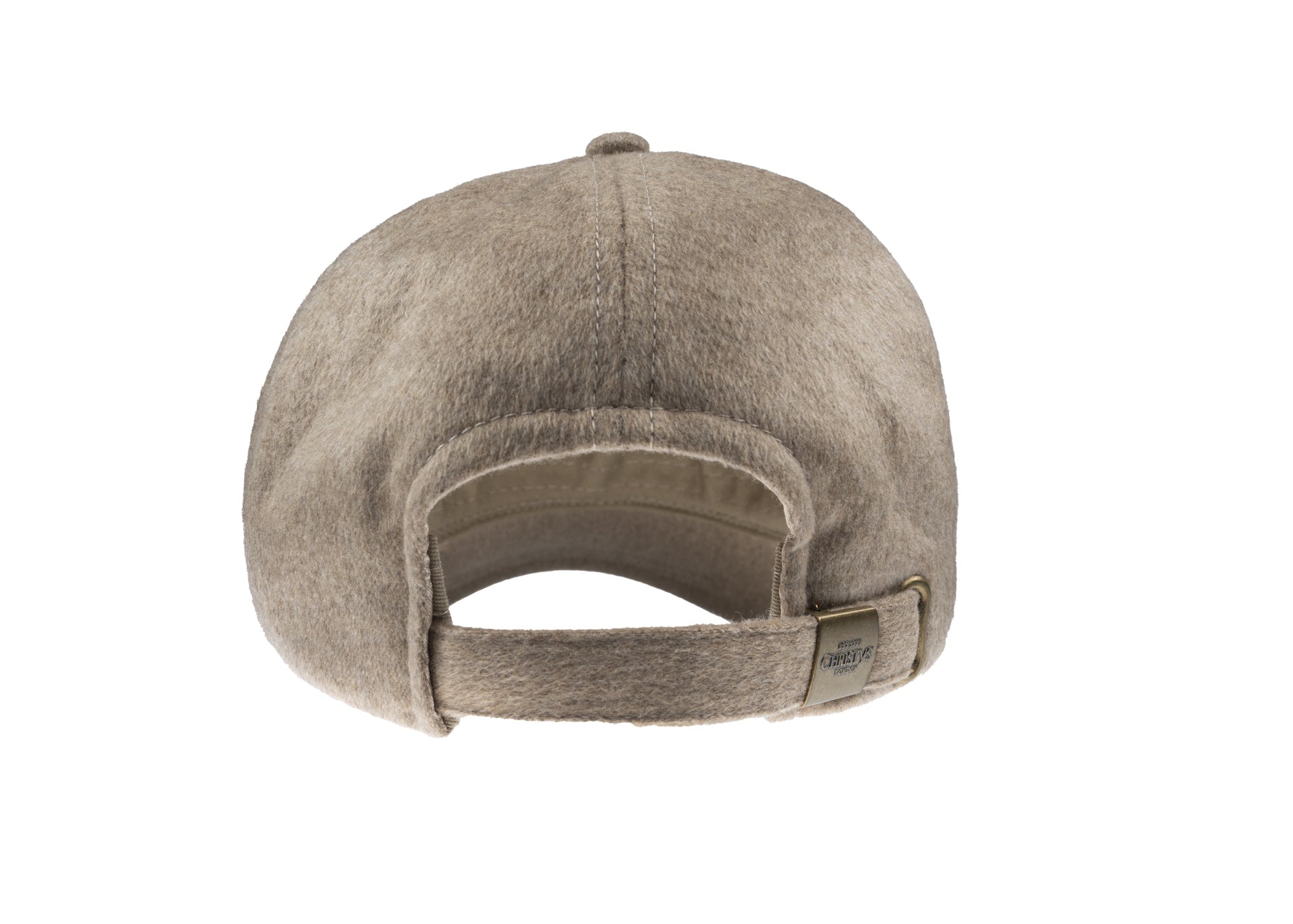 Christys' x Johnstons of Elgin Cashmere Made in England Baseball Cap in Camel