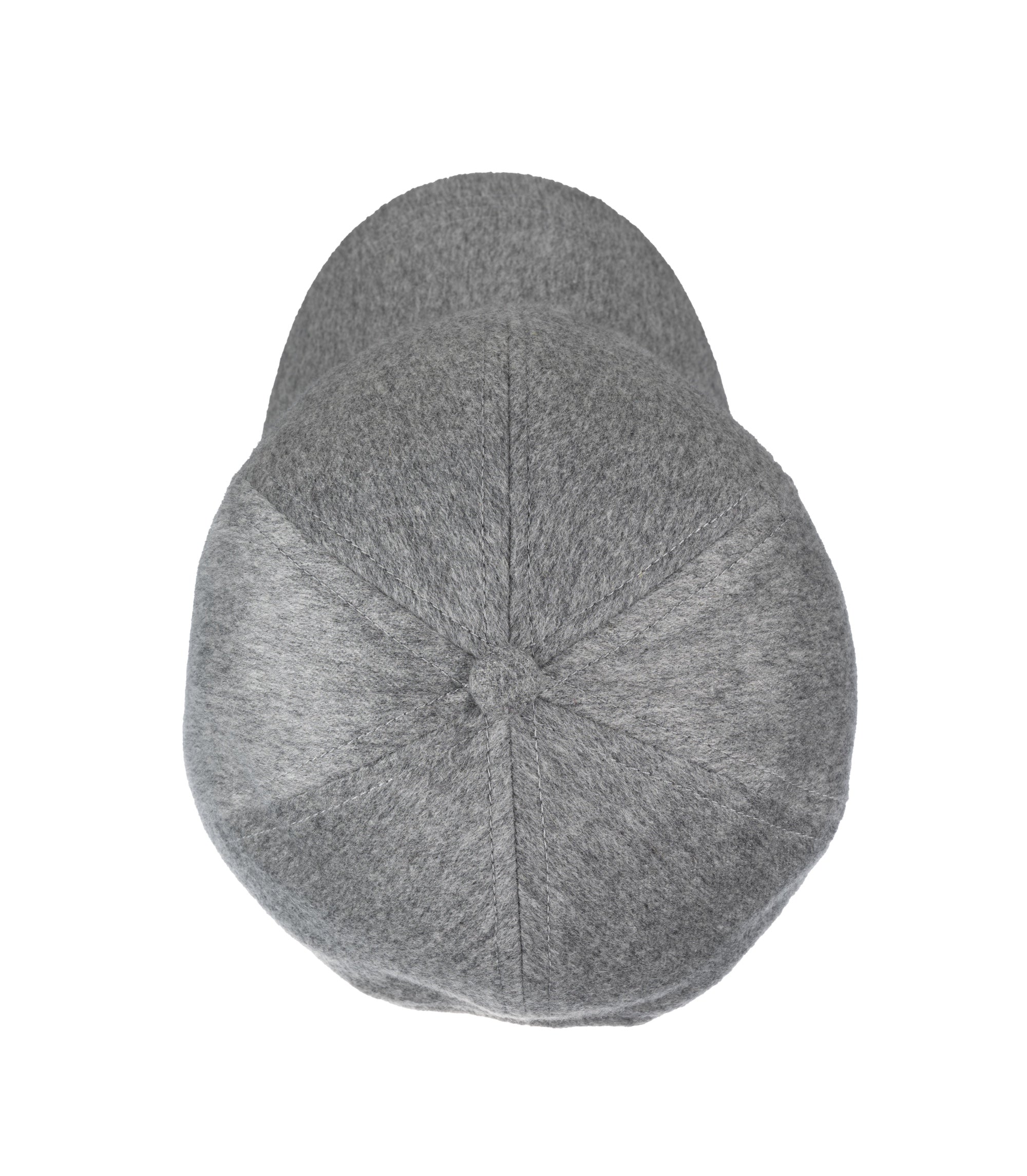 Christys' x Johnstons of Elgin Cashmere Made in England Baseball Cap in Light Grey