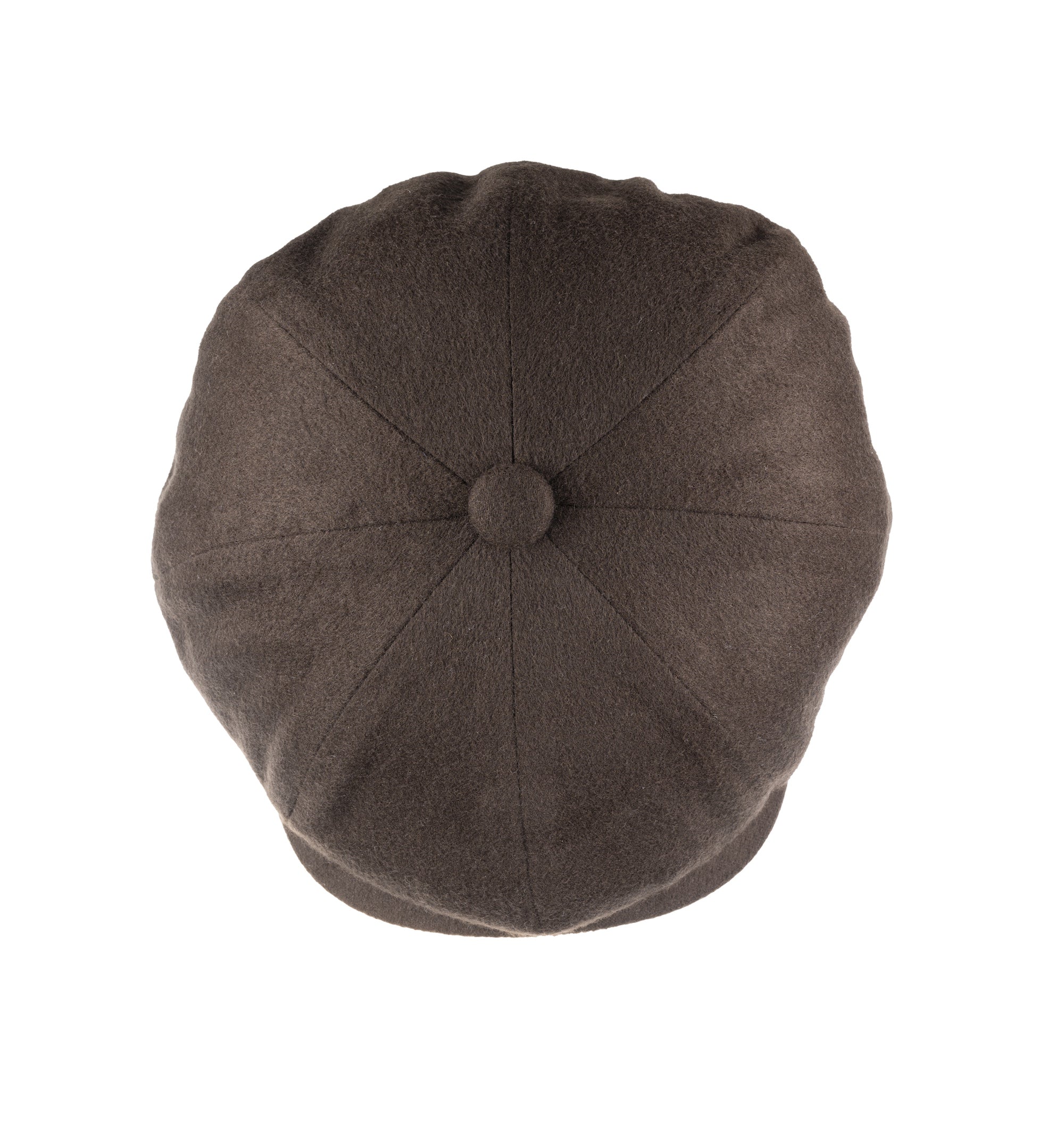 8 piece Cashmere Flat Cap in brown