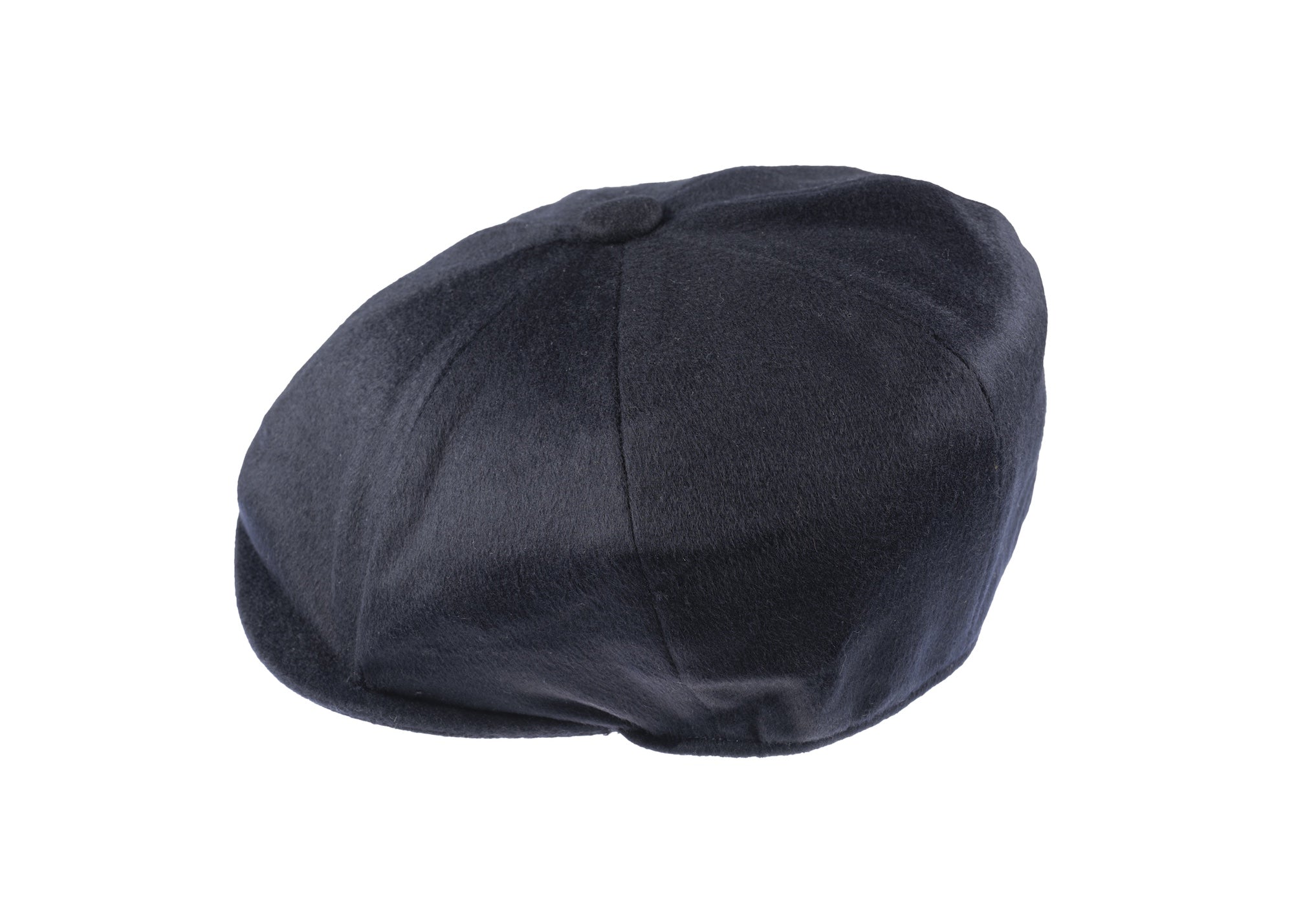 8 piece Cashmere Flat Cap in navy