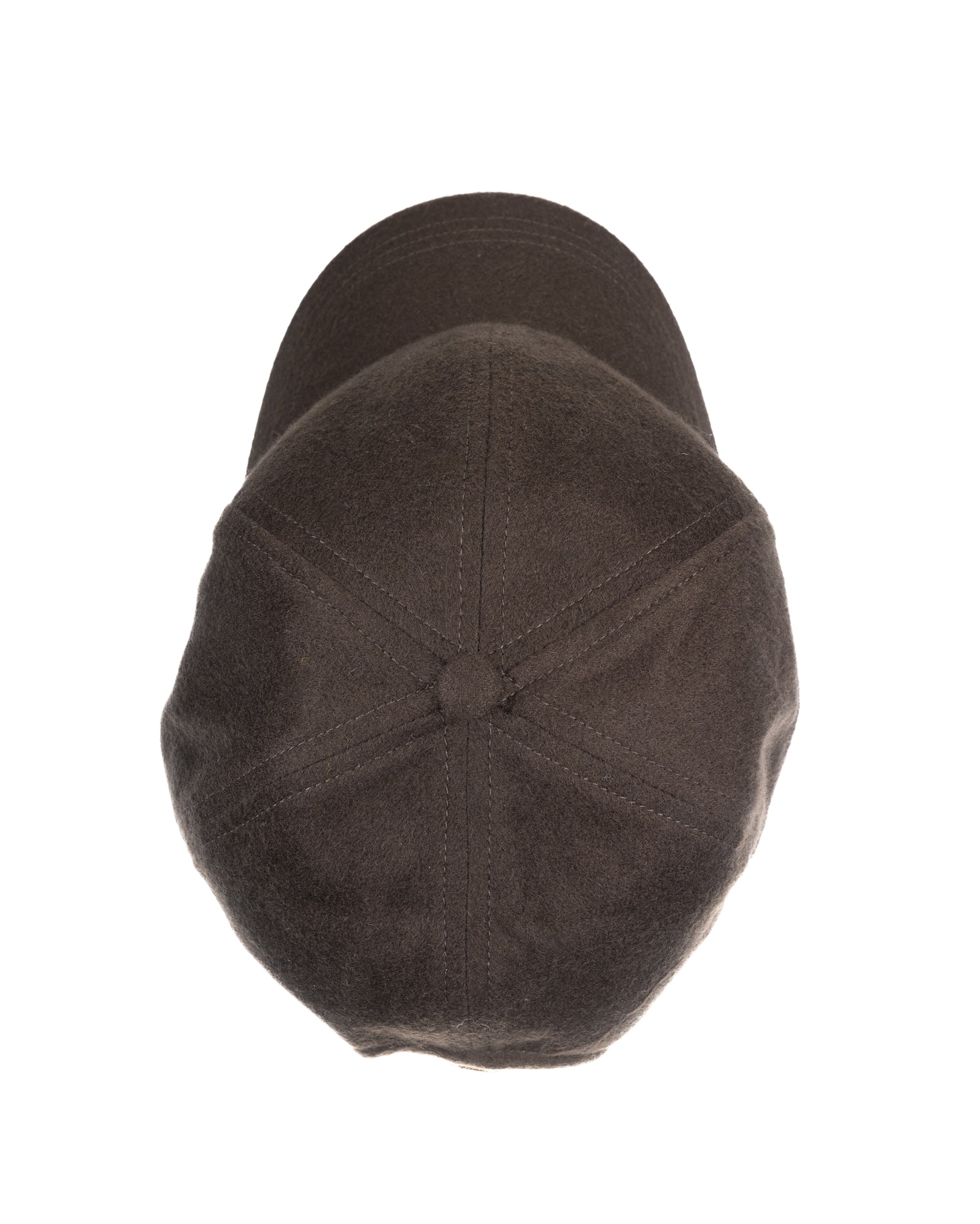 Baseball Cashmere cap in brown