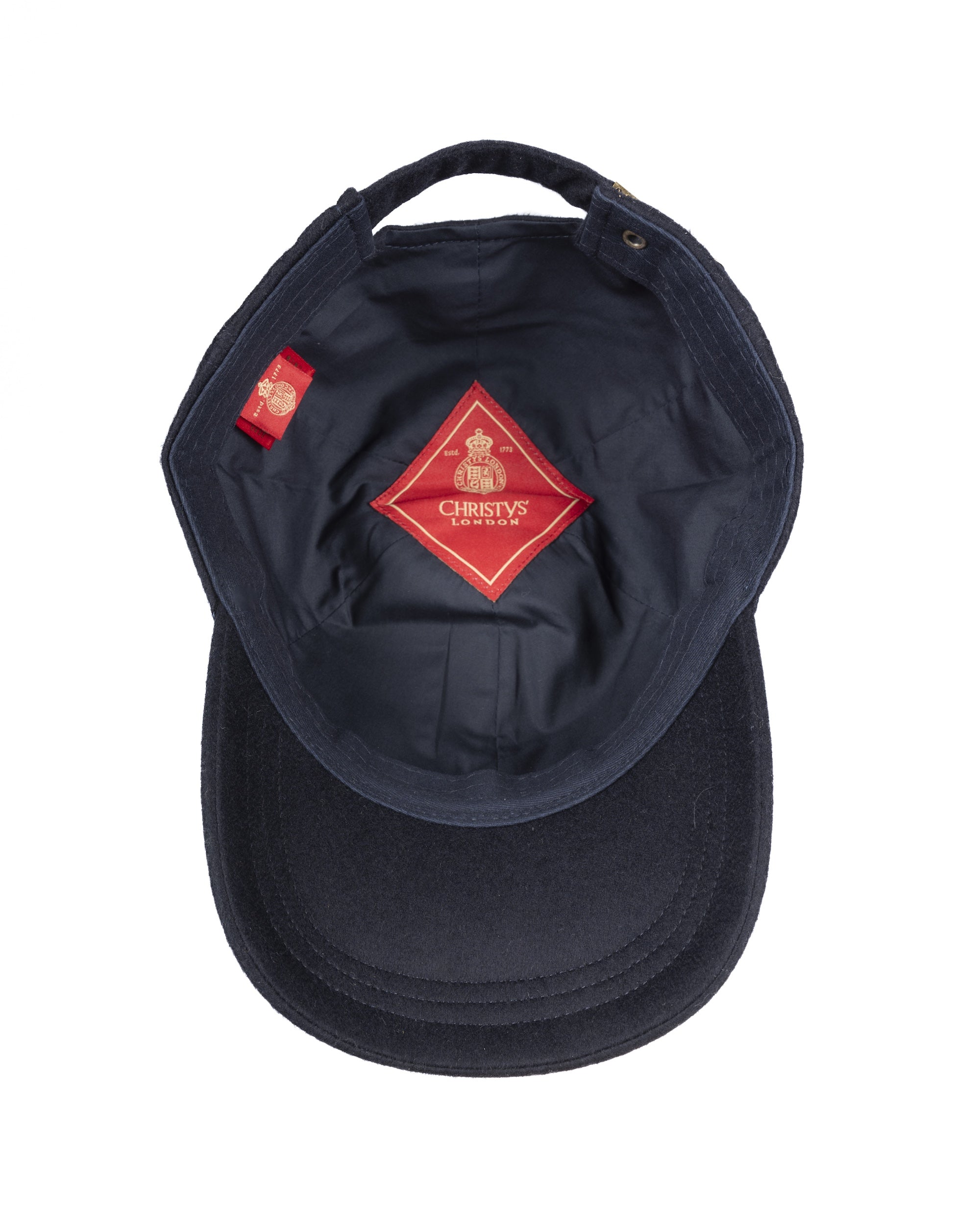 Baseball Cashmere cap in navy