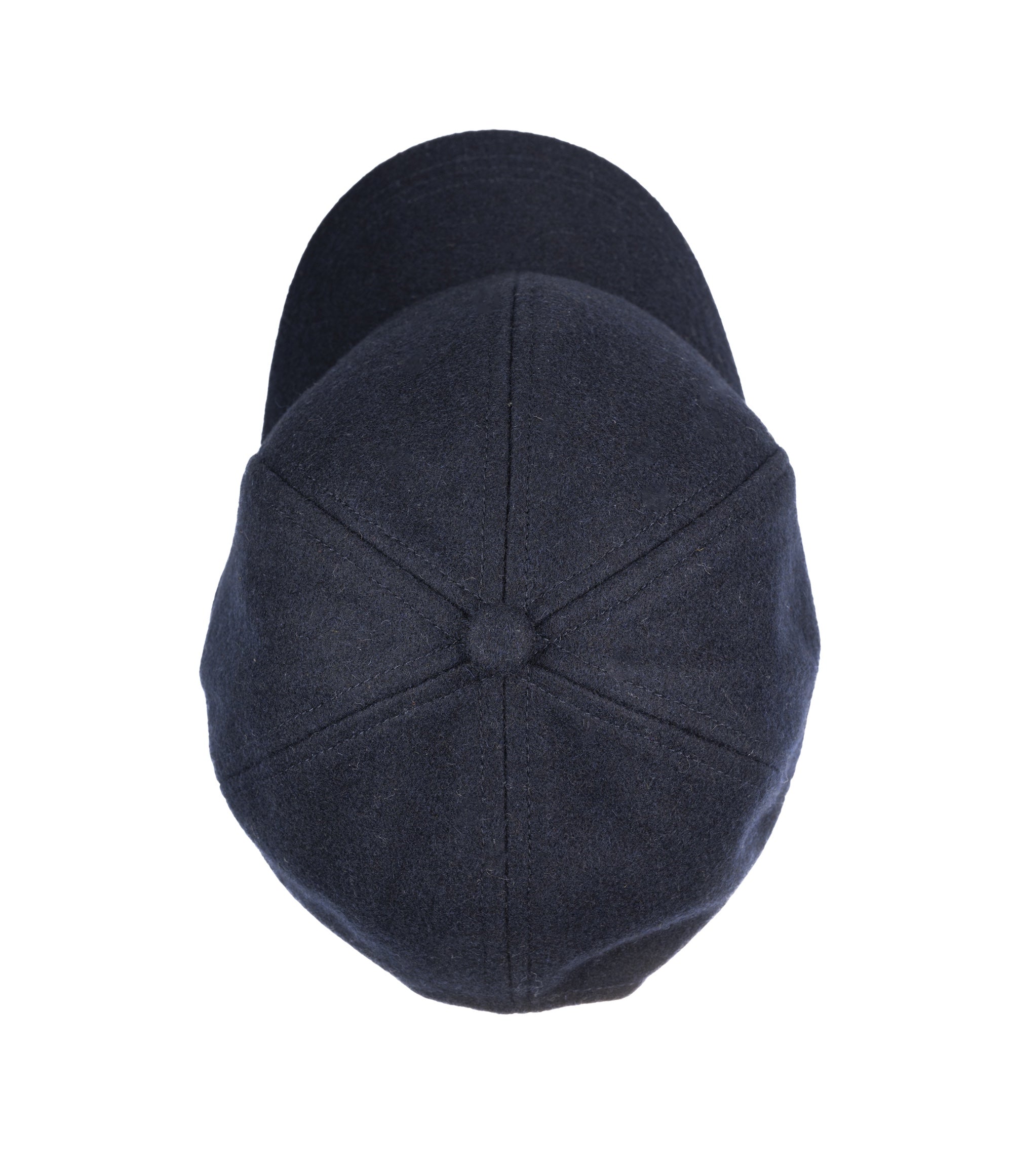 Baseball Melton cap in navy