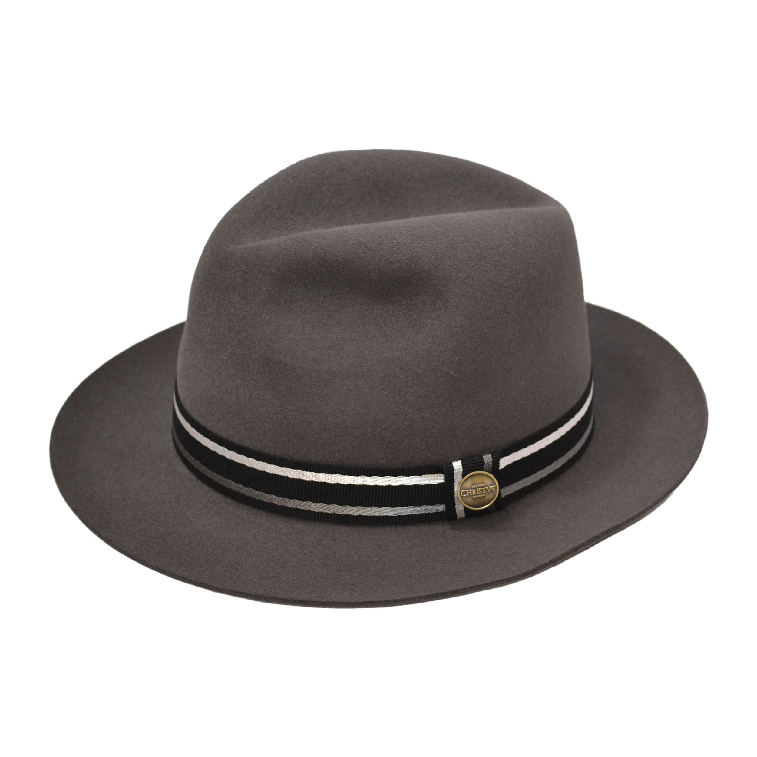 Fur Felt Trilby in Grey