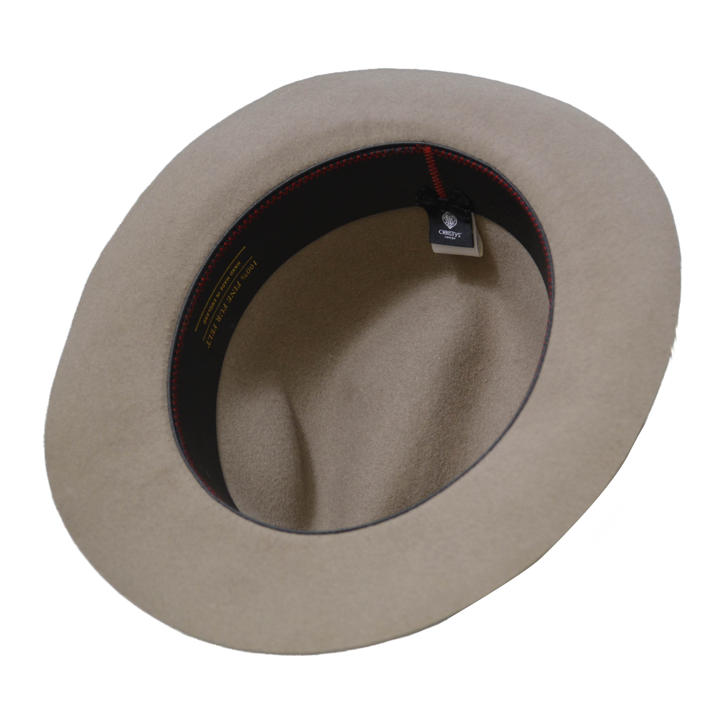 Fur Felt Trilby in Beige