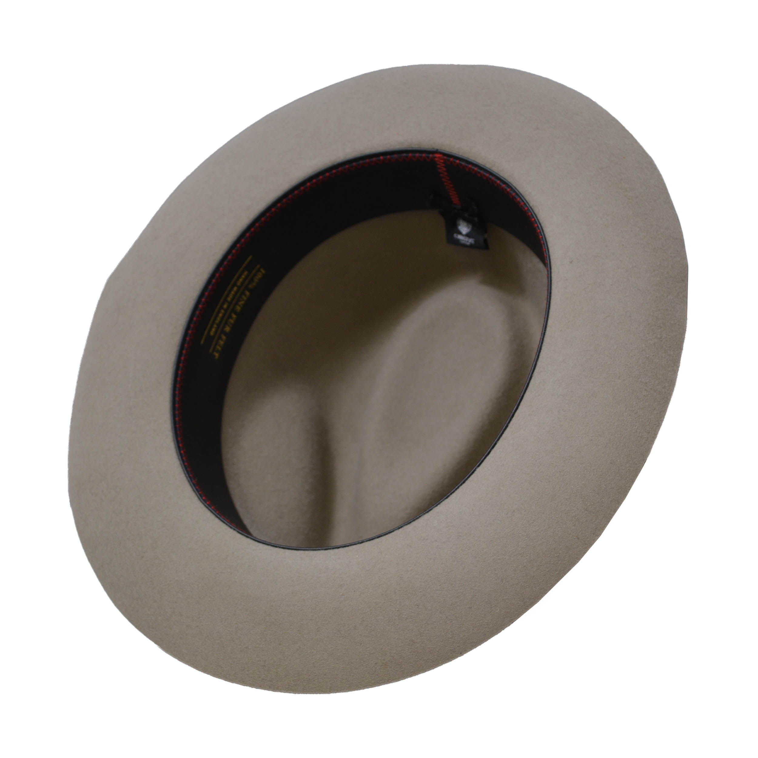 Fur Felt Trilby in Beige