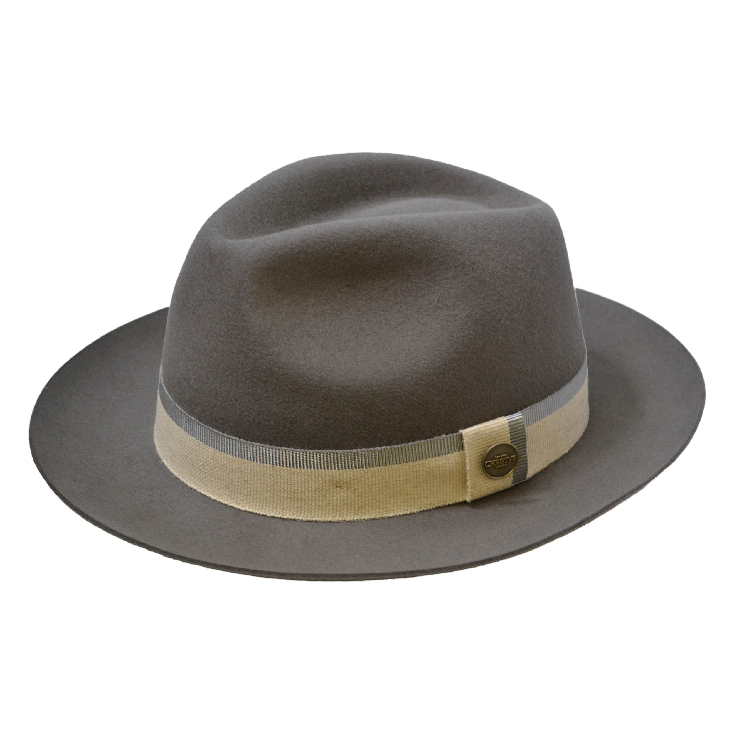 Fur Felt Trilby in Grey