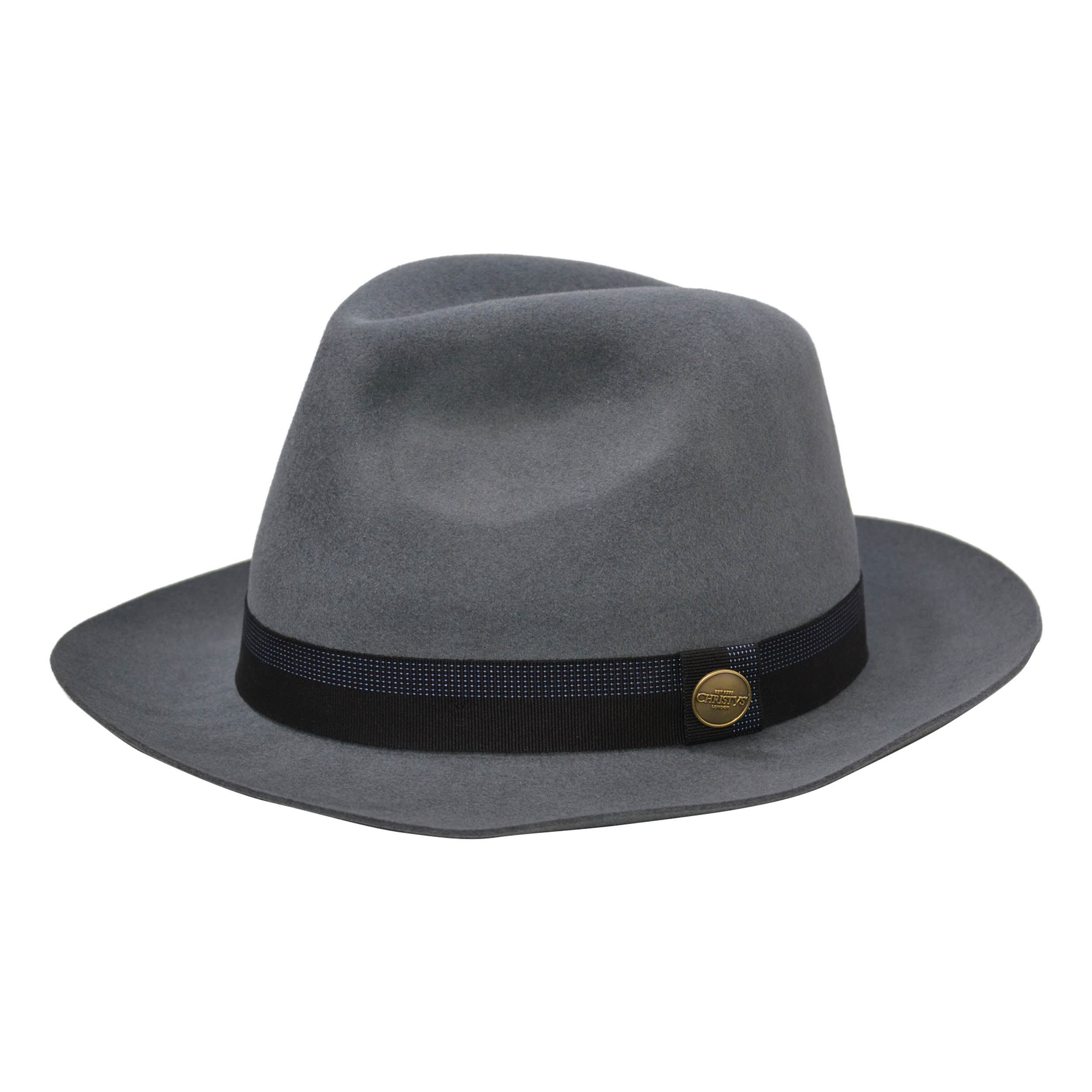 Fur Felt Trilby in Grey