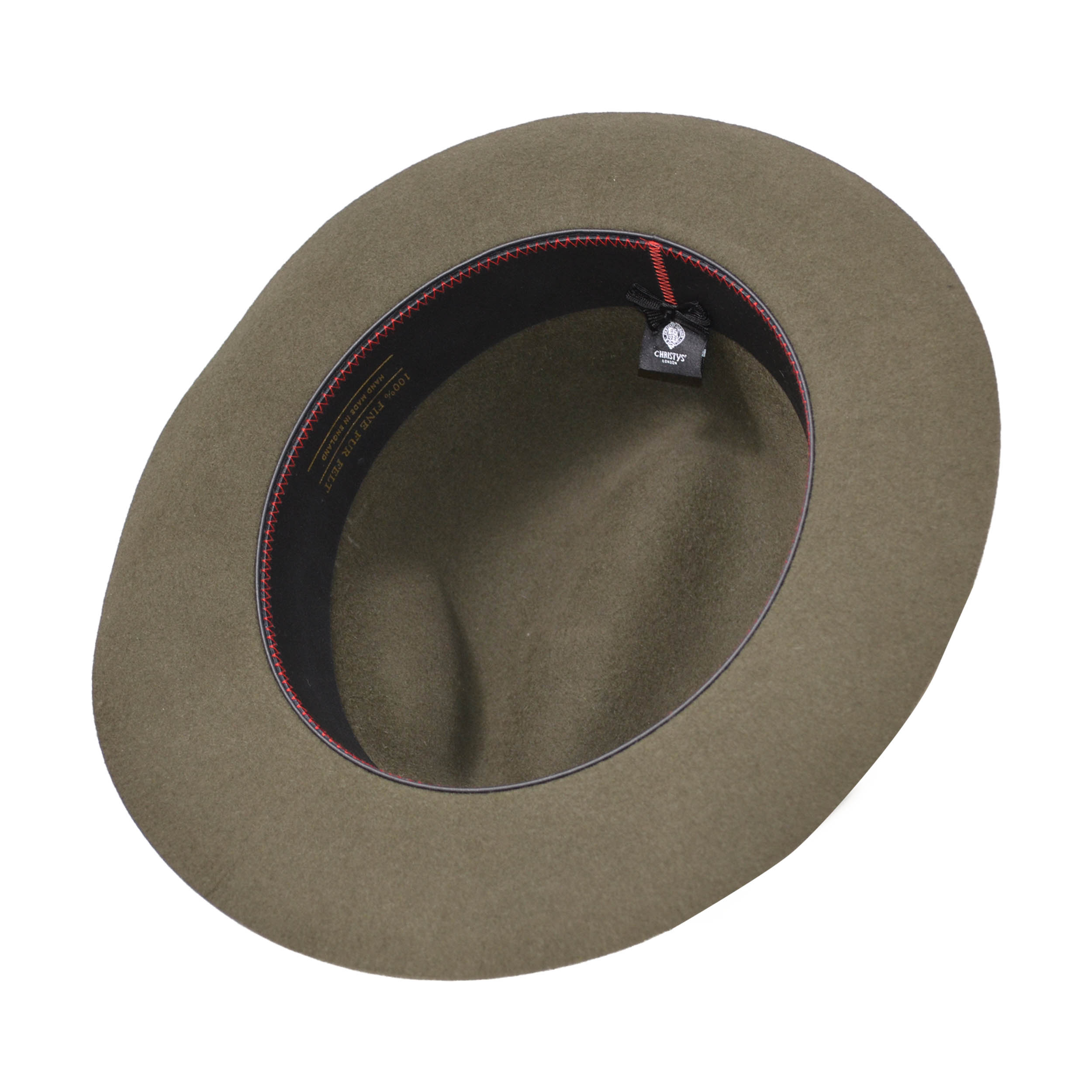 Fur Felt Trilby in Olive