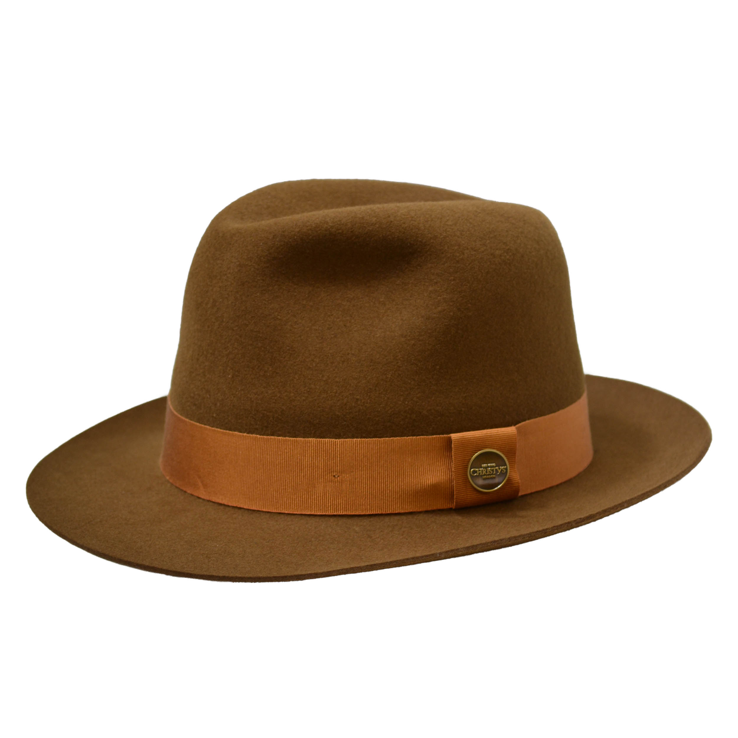 Fur Felt Trilby in Nut