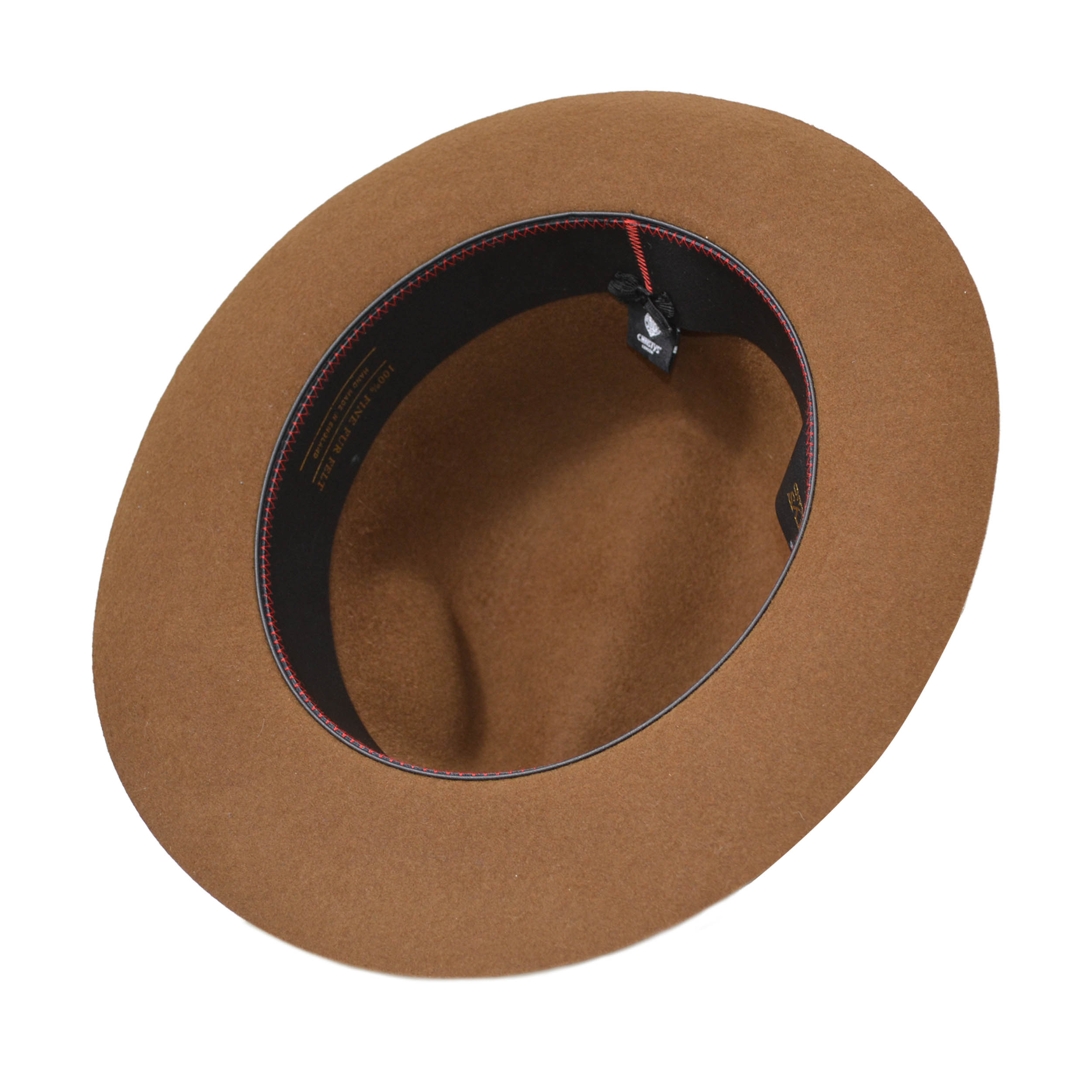 Fur Felt Trilby in Nut