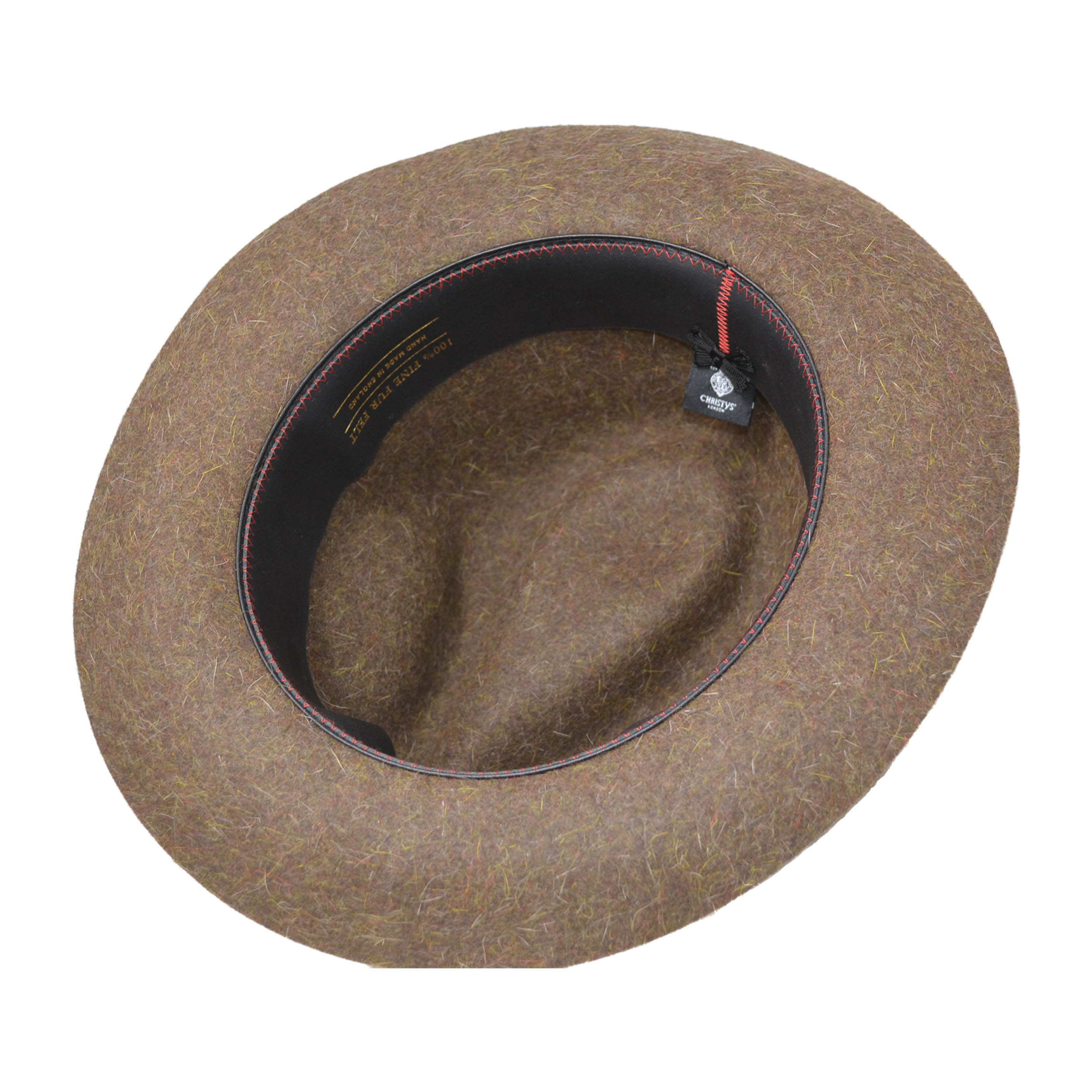 Fur Felt Trilby in Brown Mix