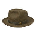 Fur Felt Trilby in Green Mix