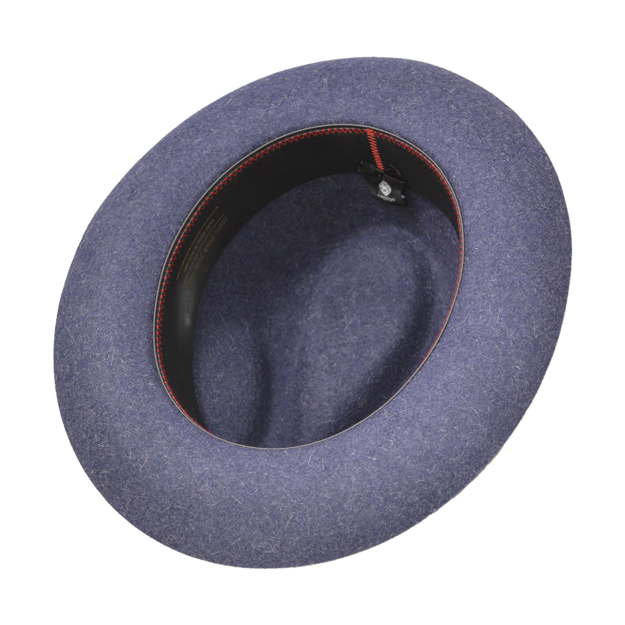 Fur Felt Trilby in Blue Mix