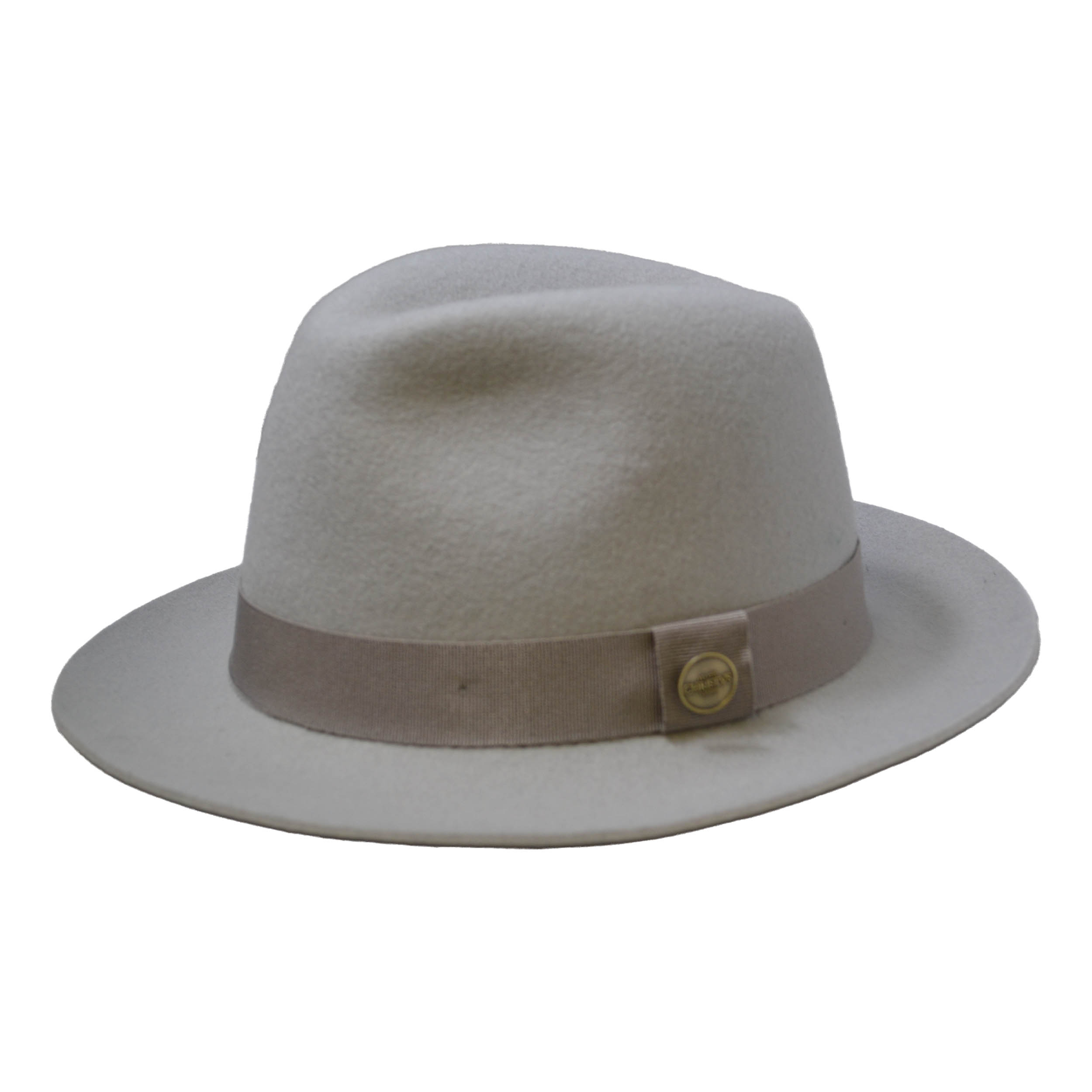 Wool Felt Fedora in Ice