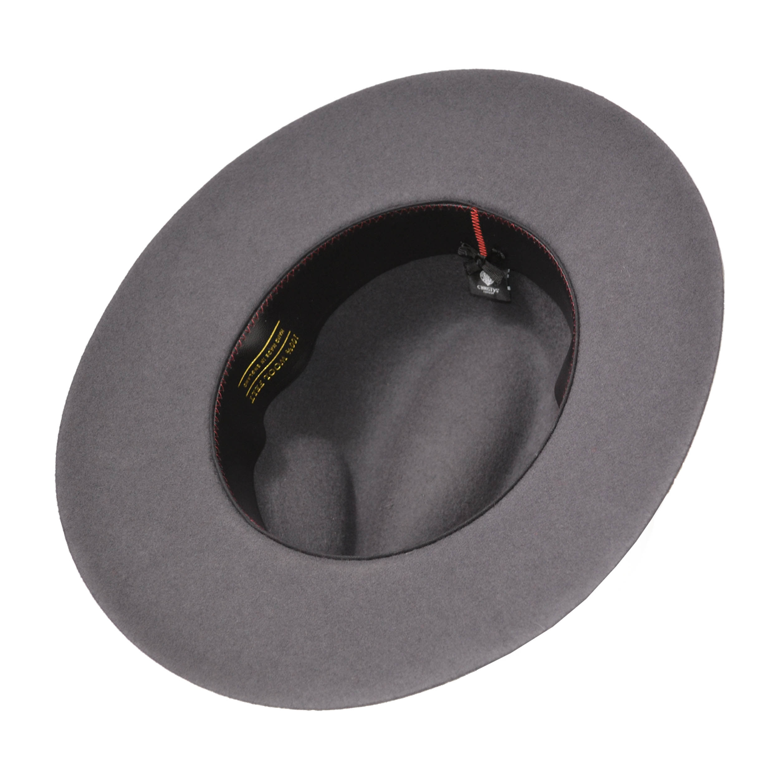 Wool Felt Fedora in HC Charcoal