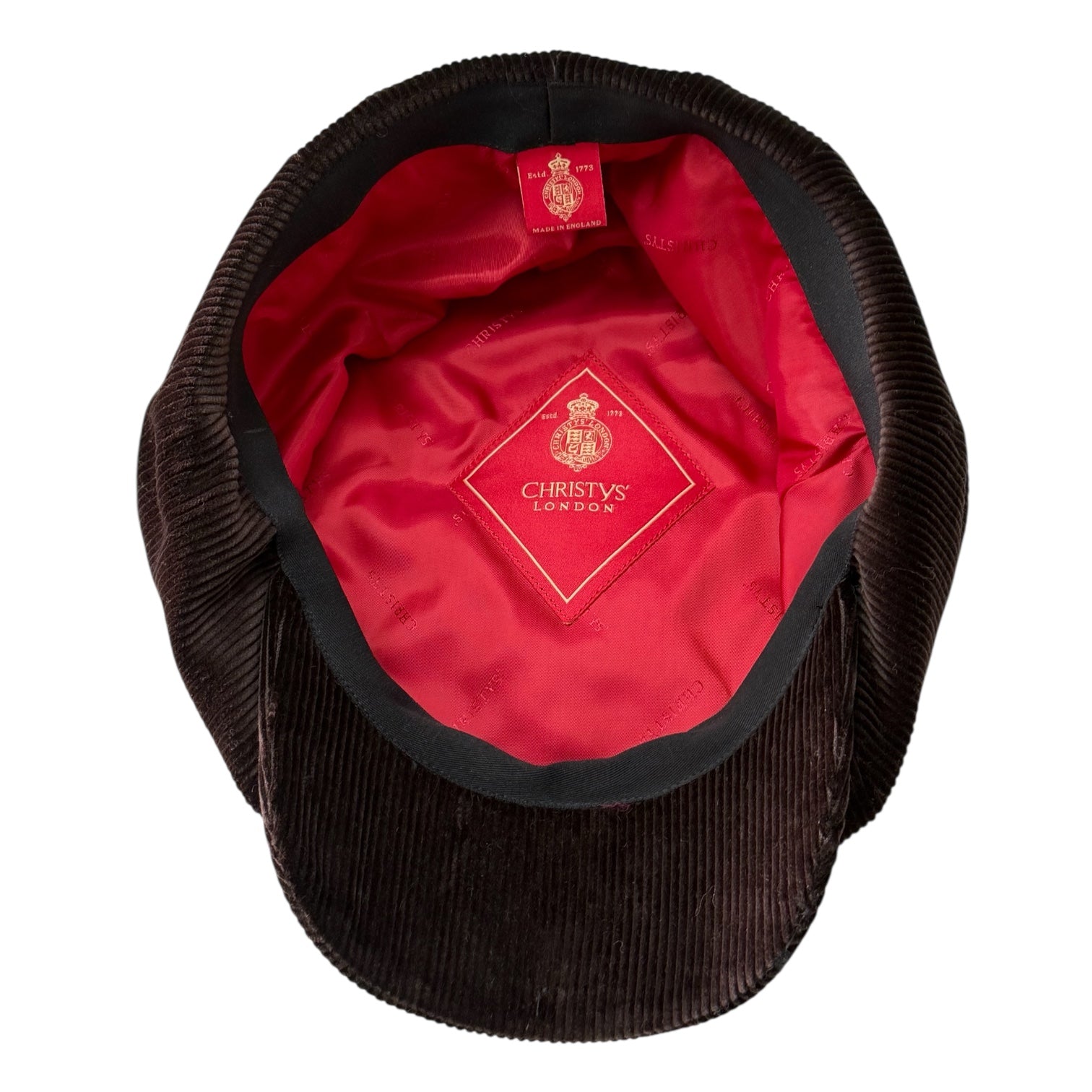 Christys' Bedford 8 Panel Corduroy Cap | Brisbane Moss Bakerboy Cap