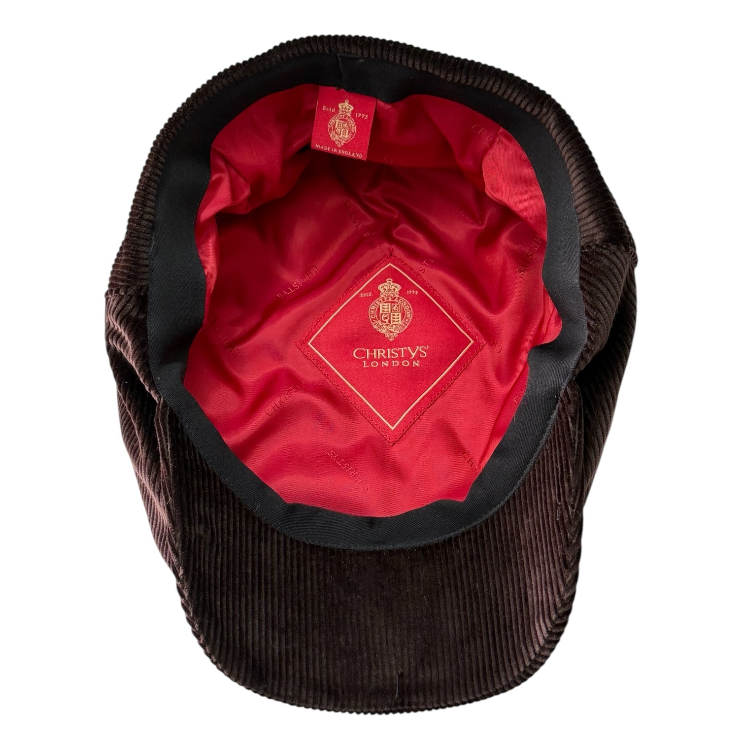 Christys’ Hertford Corduroy Flat Cap