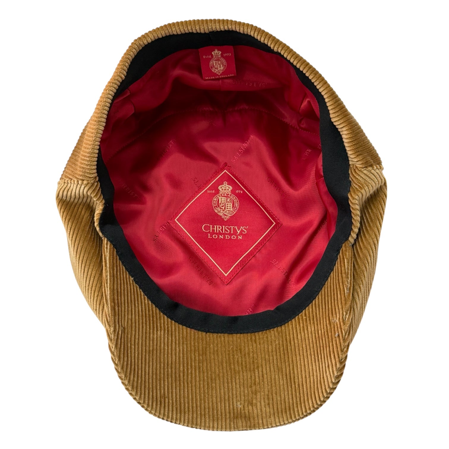 Christys’ Hertford Corduroy Flat Cap