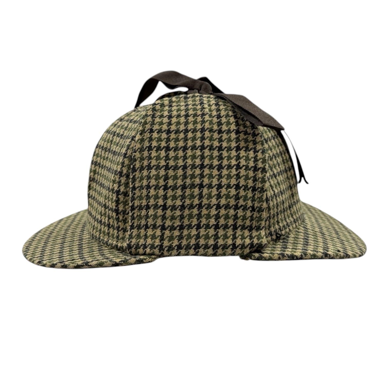 Christys' London Sherlock Cap — British Tweed Deerstalker Hat Made