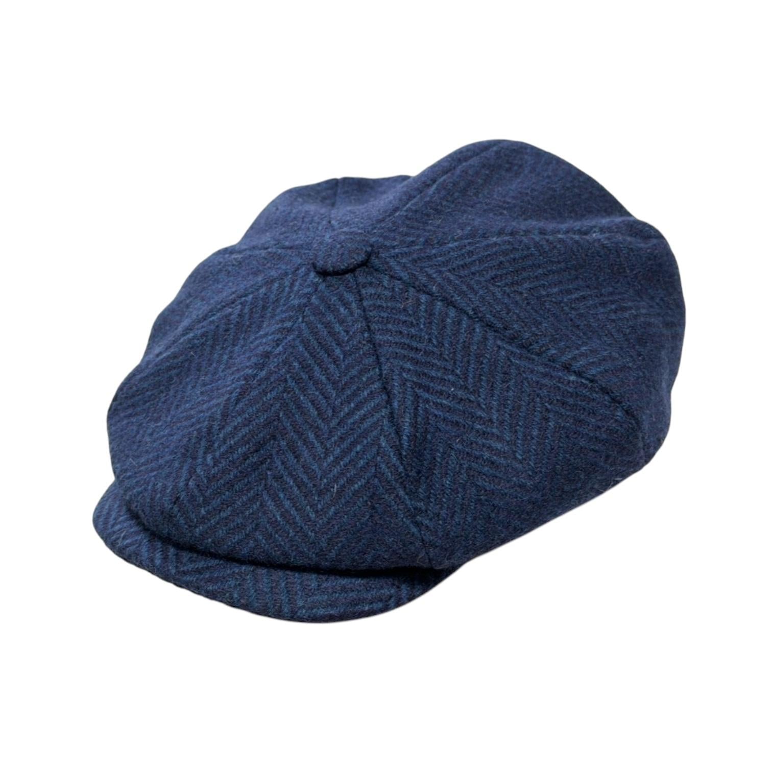 Merino Wool Herringbone Bakerboy