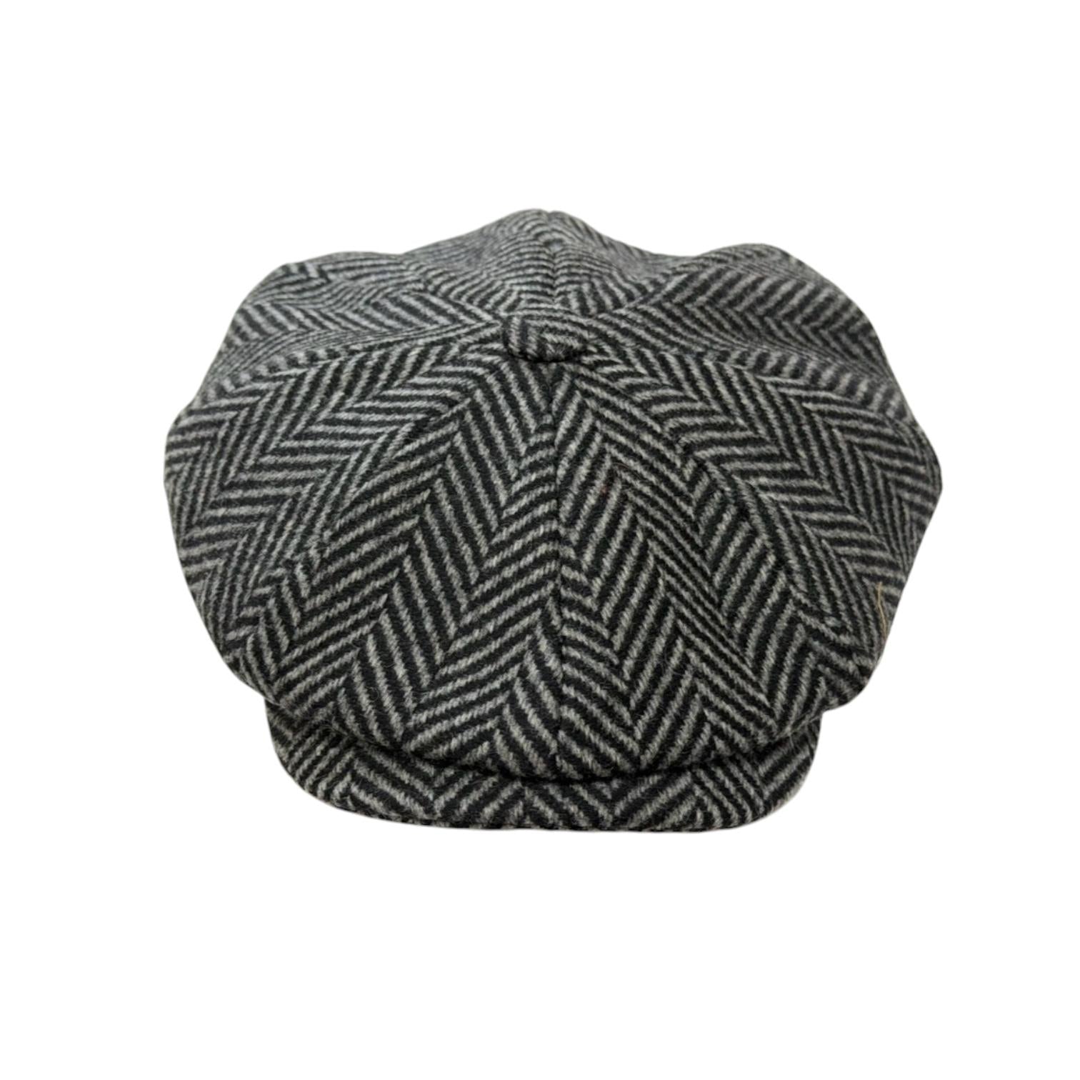 Merino Wool Herringbone Bakerboy