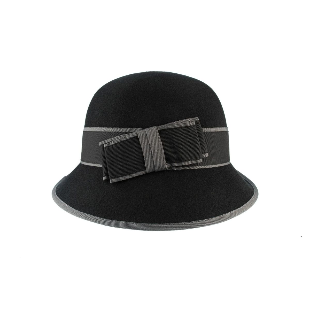 Susi Wide Brim Downton Cloche - One Size