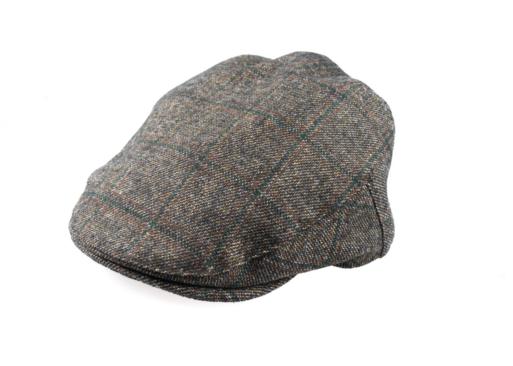 Tweed Balmoral Cap in Brown