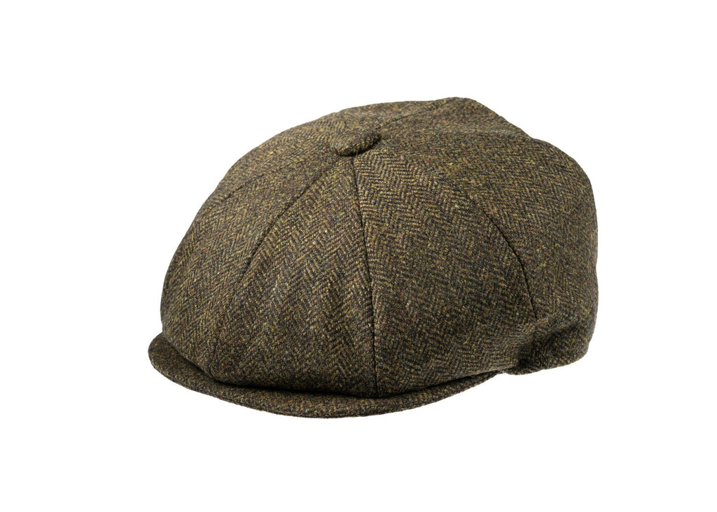 8 Piece Baker Tweed Cap Z506