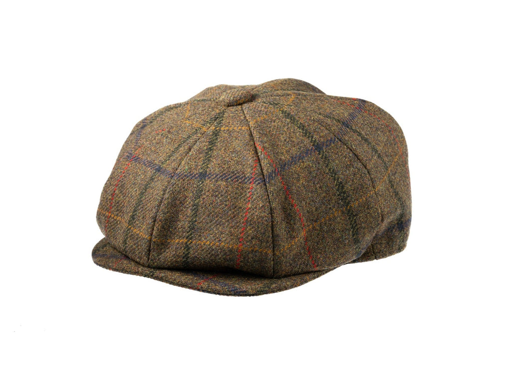 8 Piece Baker Tweed Cap Z507
