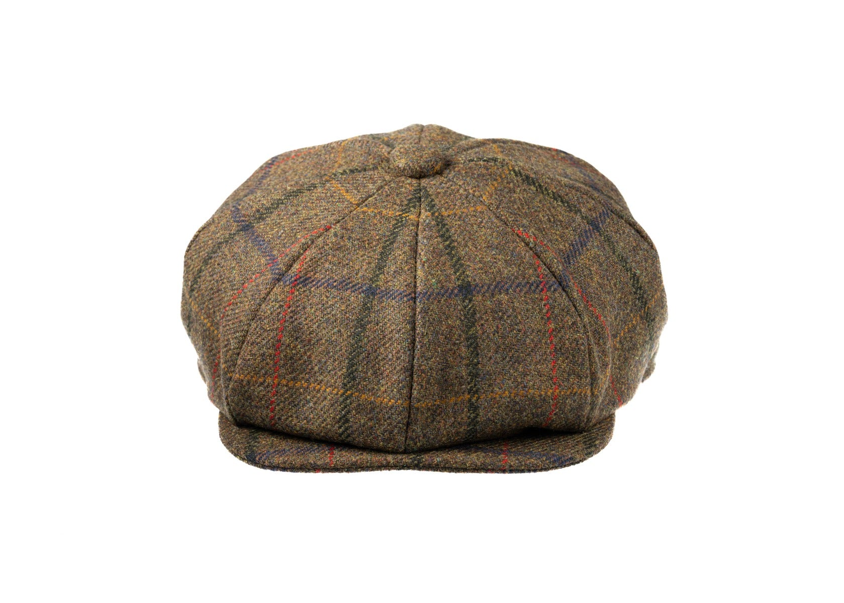 8 Piece Baker Boy Tweed Cap in Z507