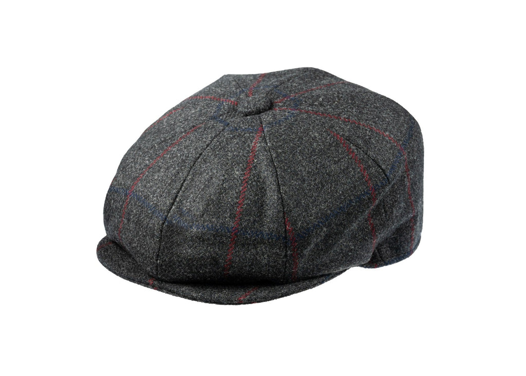 8 Piece Baker Tweed Cap Z538