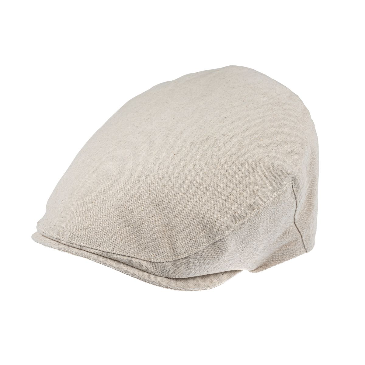 Balmoral Linen Blend Cap Oatmeal