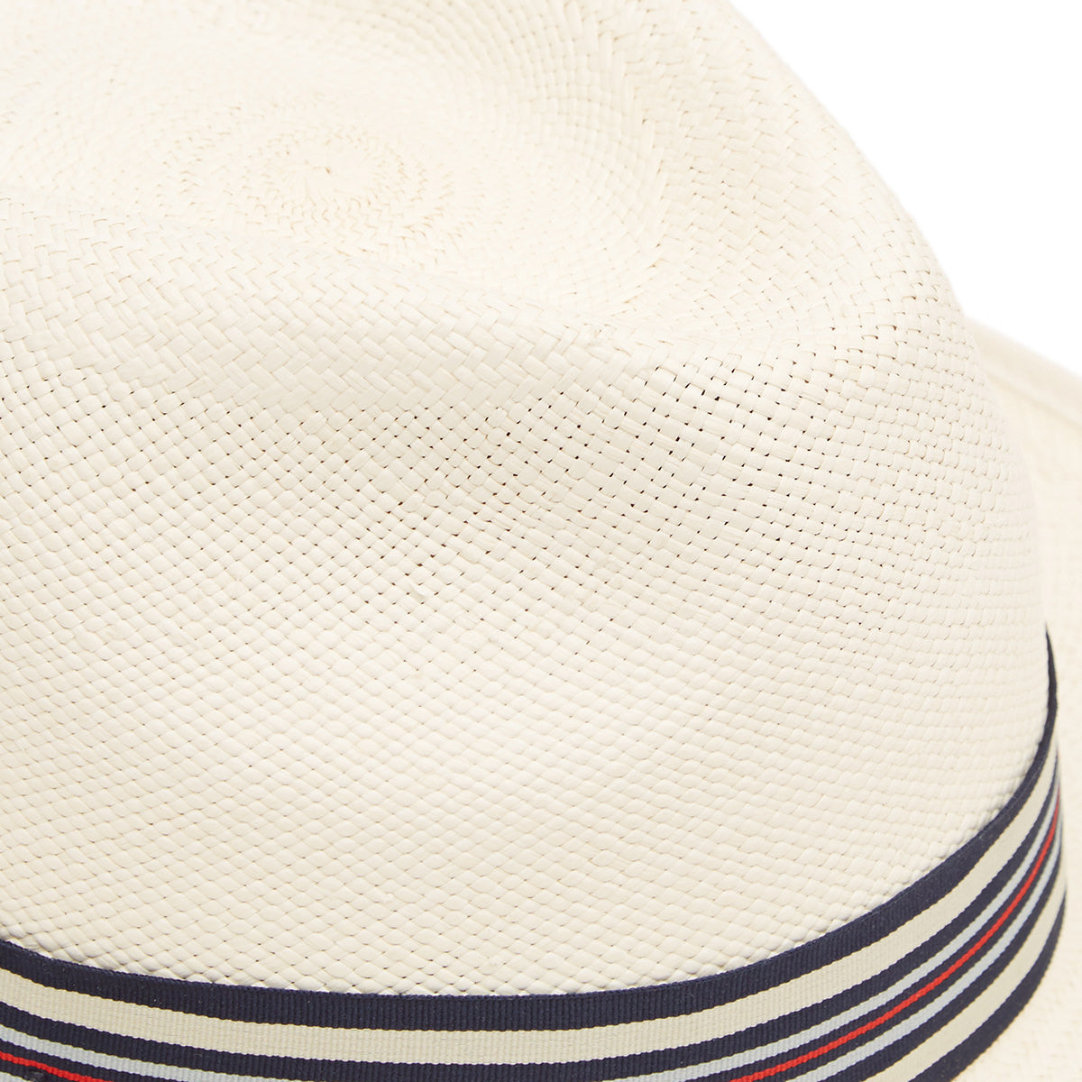 Classic Preset Panama Hat With No1 Regimental Band & Cream Binding