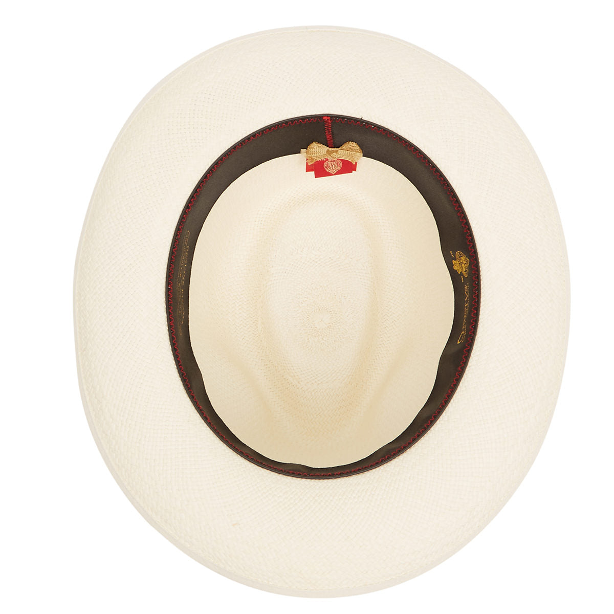 Classic Preset Panama Hat With No1 Regimental Band & Cream Binding