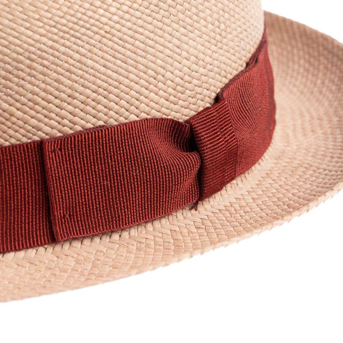 Narrow Brim Trilby Panama - Beige