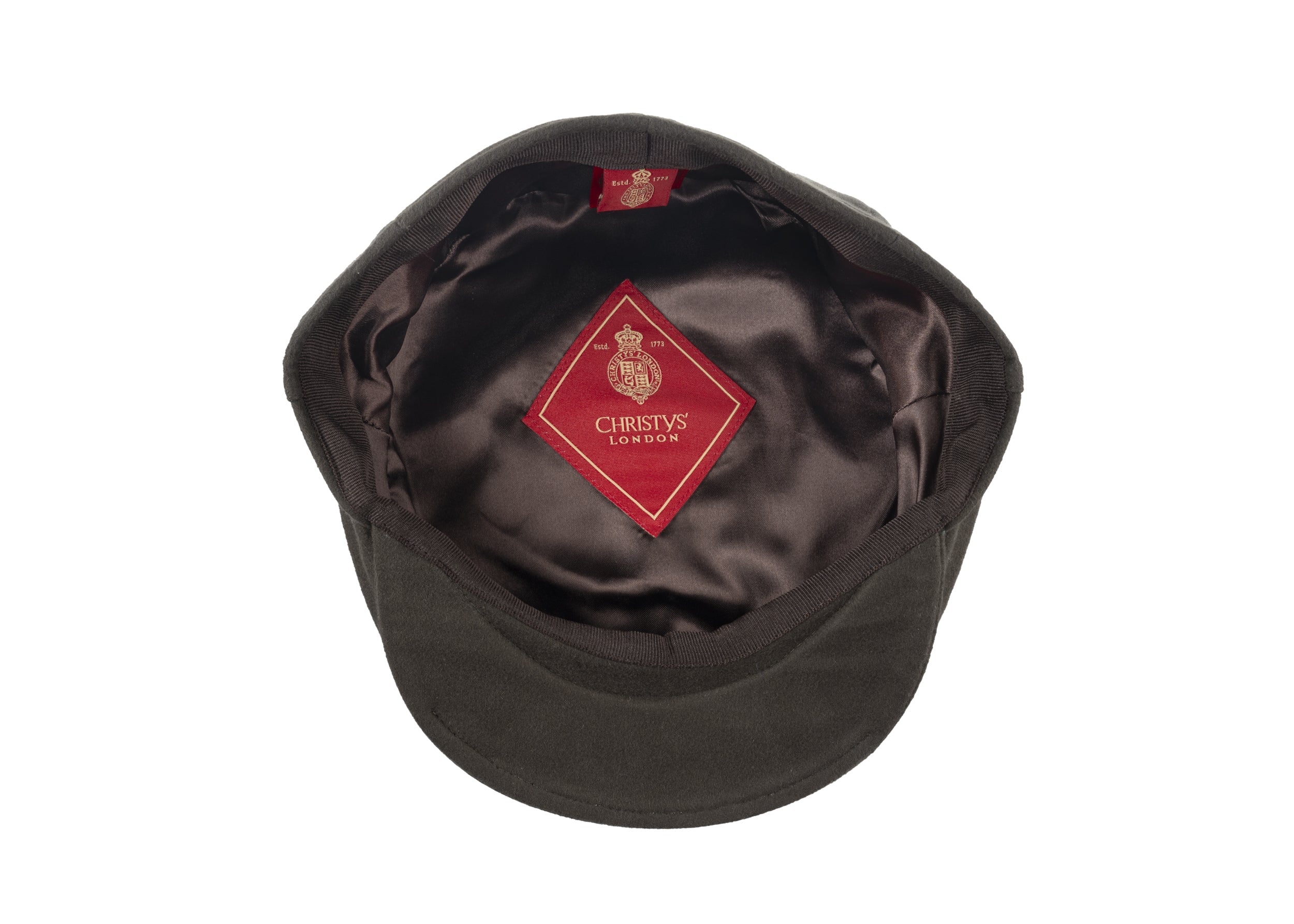 Balmoral moleskin cotton cap in Brown