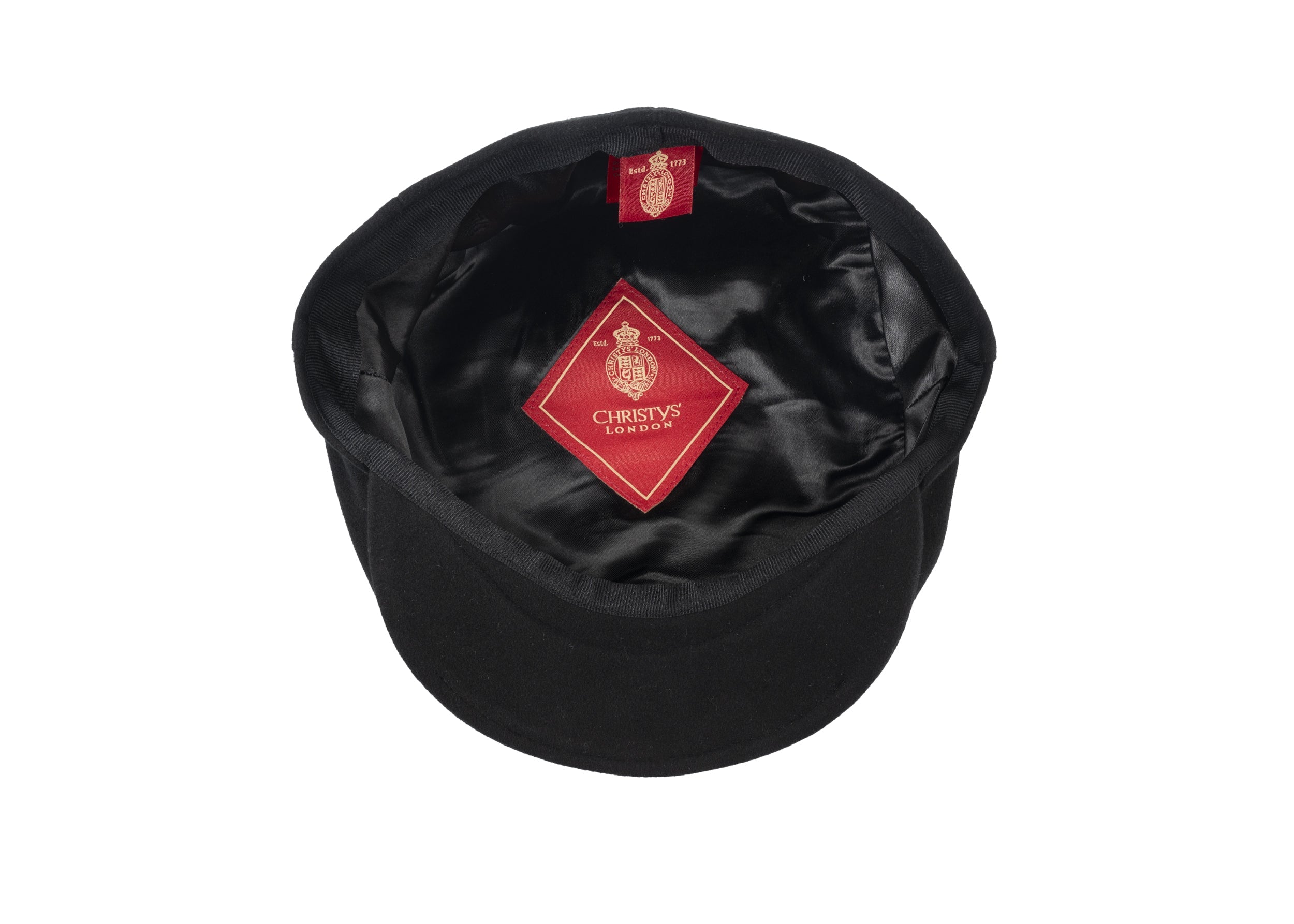 Balmoral moleskin cotton cap in Black