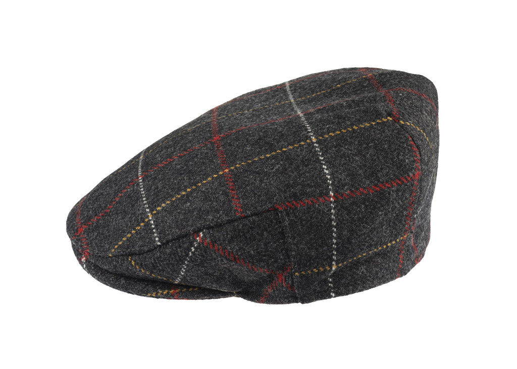Balmoral flat cap Christy tweed fabric