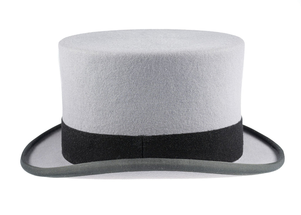 Ascot Fur Felt Grey Top Hat